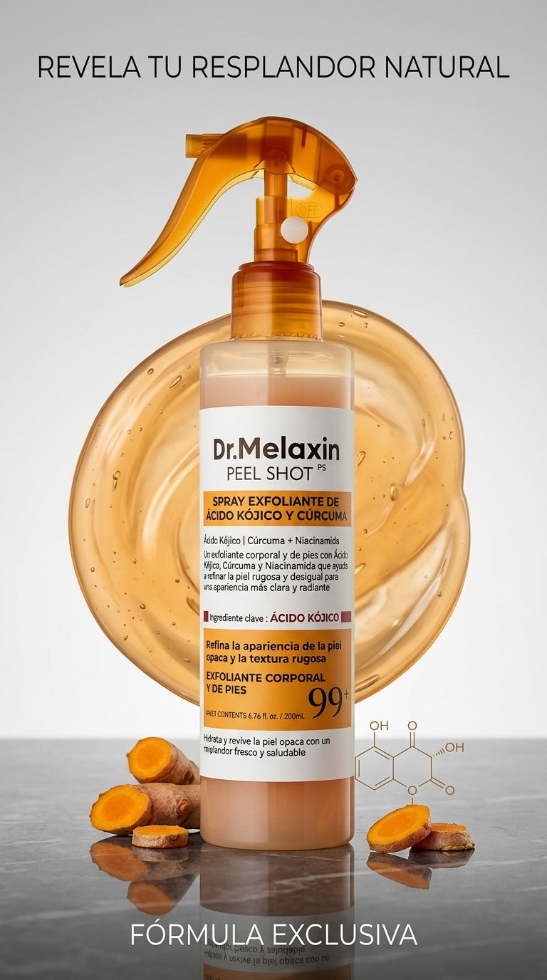 Dr. Melaxin™ Peel Shot Spray... ¡Luce Una Piel Más Luminosa en pocos días!
