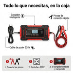 Cargador Reparador Inteligente de Batería para Auto